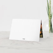 テンプレート、秋の収穫、秋の色 カード (裏面)