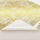 テンプレート，黄金，花，ファンタジー，パタエレガントーン シェルパブランケット (3/4)