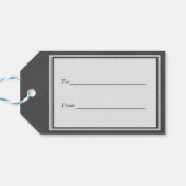 テンプレート – 黒板の背カスタマイズ景 ギフトタグ (裏面横)