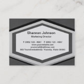 テンプレート-黒板の背景はカスタマイズ 名刺 (裏面)