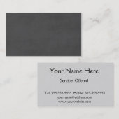 テンプレート-黒板の背景はカスタマイズ 名刺 (正面/裏面)