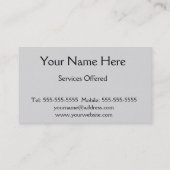 テンプレート-黒板の背景はカスタマイズ 名刺 (裏面)