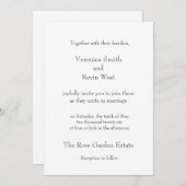 テンプレート 5 X 7 招待状 (正面/裏面)