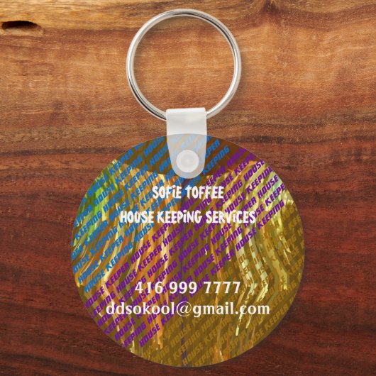 テンプレート: DIY画像で独自の文字を置き換える キーホルダー (正面)