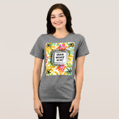 テンプレートBella+Canvas Women's Tri-blend T Shirt トライブレンドTシャツ (正面全面)