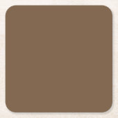 テンプレートDIYの変更色は文字のイメージを加えます スクエアペーパーコースター (正面)