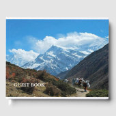 テンプレートDIY変更色の追加フォト文字色 ゲストブック (正面)