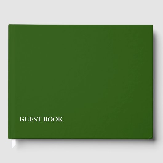 テンプレートDIY変更色の追加フォト文字色 ゲストブック (正面)