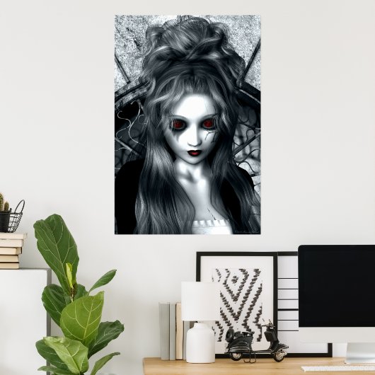 テンプ忘れト・ゴシックのアートワークのポスター ポスター (ホームオフィス)