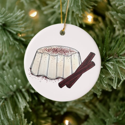 テンベルクプエルトリカニューイヤーココナッツプリン セラミックオーナメント (ツリー)