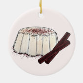 テンベルクプエルトリカニューイヤーココナッツプリン セラミックオーナメント (裏面)