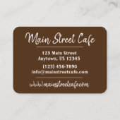 テンベルクプエルトリカニューイヤーココナッツプリン 名刺 (裏面)