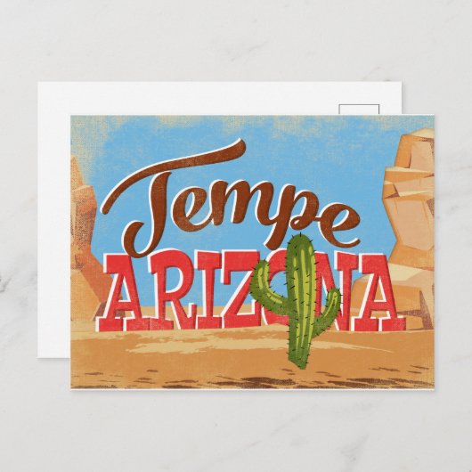 テンペアリゾナヴィンテージ旅行 ポストカード (正面/裏面)