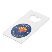 テンペアリゾナ クレジットカード栓抜き (正面アングル)