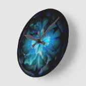 テンペスト（青） ラウンド壁時計 (傾斜)