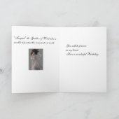 『テンペスト』風の女神誕生日カード カード (内部)