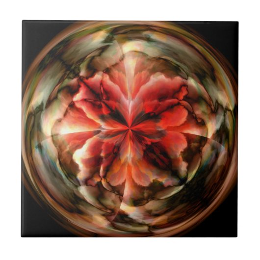 テンペストII （赤） タイル (正面)