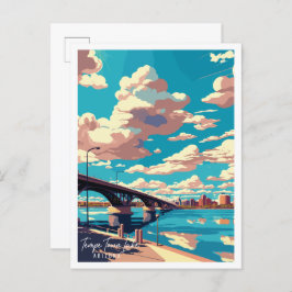 テンペタウンレイクアリゾナUSAヴィンテージ旅行 ポストカード