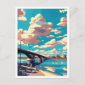 テンペタウンレイクアリゾナUSAヴィンテージ旅行 ポストカード (正面)