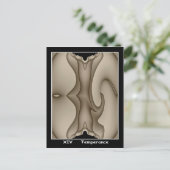 テンペランスタロットカード ポストカード (スタンド正面)