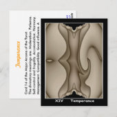 テンペランスタロットカード ポストカード (正面/裏面)
