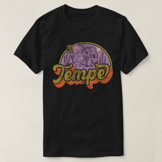 テンペ、アリゾナ州 Tシャツ (デザイン正面)