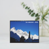 テンボシュ修道院ヒマラヤ登山道 – ネパール ポストカード (スタンド正面)