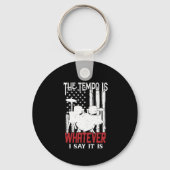 テンポはアメリカの旗と言うものだ キーホルダー (正面)