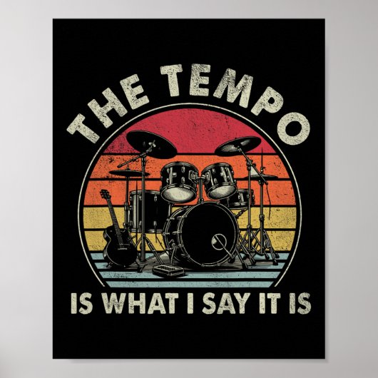 テンポは僕が言うドラマーおもしろいマンだ ポスター (正面)