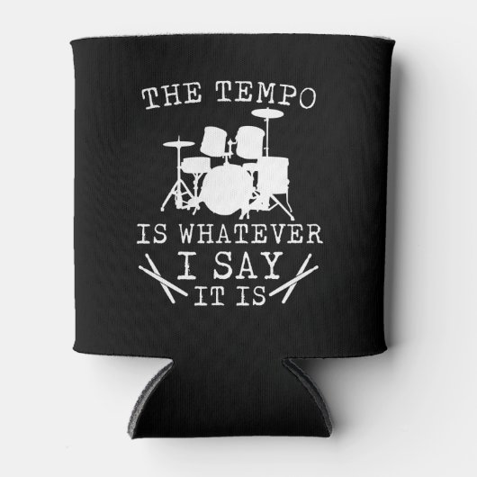 テンポは私が言う通りドラマーだ 缶クーラー (正面)