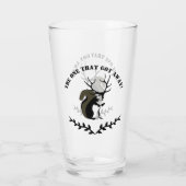 テンポイントアントラー付きブラックリス タンブラーグラス (裏面)