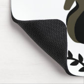 テンポイントアントラー付きブラックリス マウスパッド (コーナー)