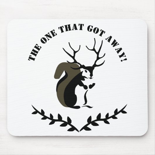 テンポイントアントラー付きブラックリス マウスパッド (正面)