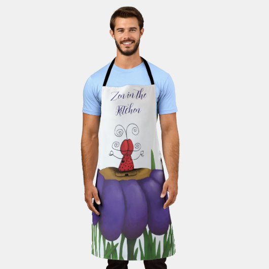 テンポウオ エプロン (着用した状態)