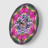 テンポラリーゼンロータスクロック ラージ壁時計 (傾斜)