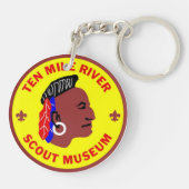 テンマイルリバースカウトミュージアムロゴアクリルキーチェーン キーホルダー (裏面)