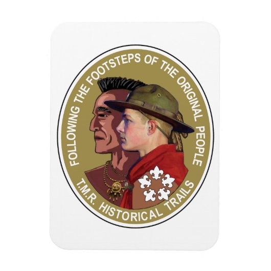 テンマイルリバーヒストリカルトレイルフレキシブルマグネット マグネット (縦)