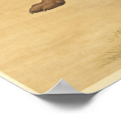 テン素晴らしハウンズ – カンニ（チベットの山犬） ポスター (角)