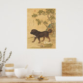 テン素晴らしハウンズ – カンニ（チベットの山犬） ポスター (キッチン)