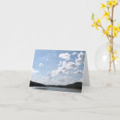 テン。湖 カード (黄色い花)