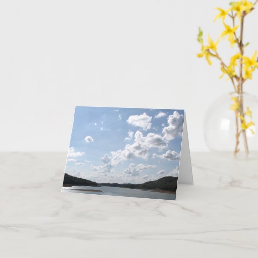 テン。湖 カード (黄色い花)