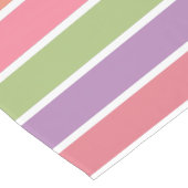 テーカラフルストライプブルのランナー ショートテーブルランナー (コーナー)