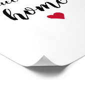 テーズノプレイスライクホーム引用文アート ポスター (角)