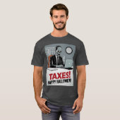 テーズハッピーハローウィン おもしろい Tシャツ (正面フル)