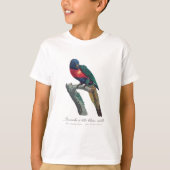 テートブルーのパールチェ Tシャツ (正面)