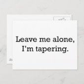 テーパリング ポストカード (正面/裏面)