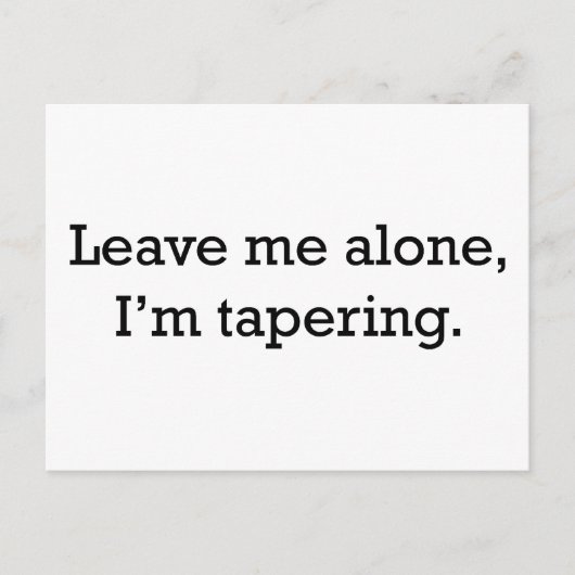 テーパリング ポストカード (正面)