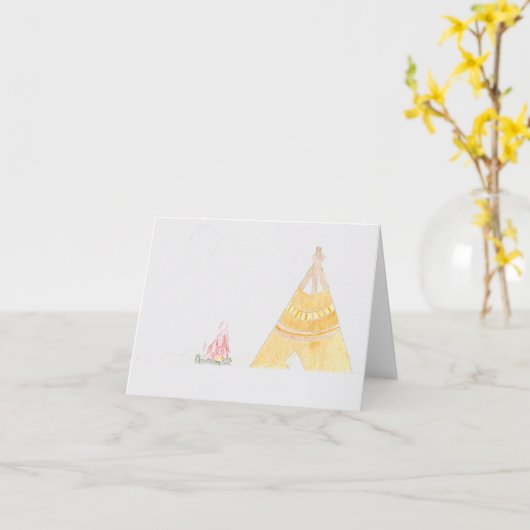 テーピー カード (黄色い花)