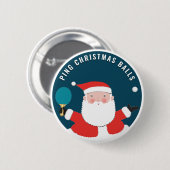 テーブおもしろいルテニス卓球ストッキングスタッファー 缶バッジ (正面&裏面)