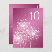 テーブエレガントルナンサマースパークルバラピンク ポストカード (正面/裏面)